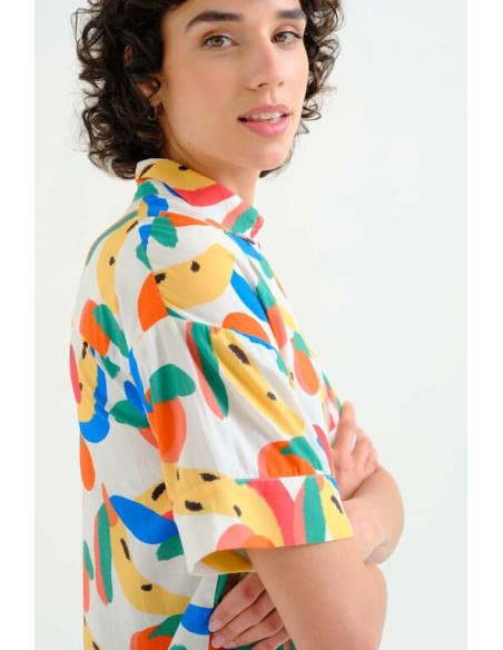 CAMISA CON ESTAMPADO TUTTI FRUTTI SMALL.