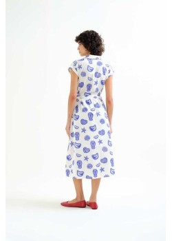 VESTIDO MIDI CON ESTAMPADO LOBSTER. 2