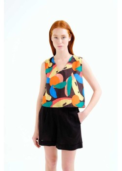 TOP CON ESTAMPADO TUTTI FRUTTI BIG.