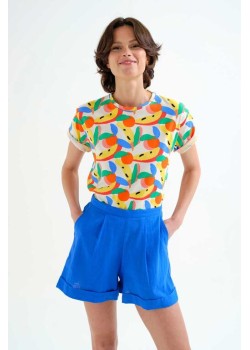 CAMISETA CON ESTAMPADO TUTTI FRUTTI SMALL.
