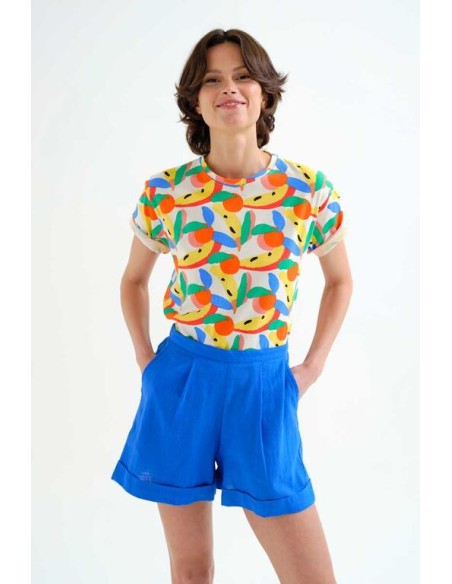 CAMISETA CON ESTAMPADO TUTTI FRUTTI SMALL.