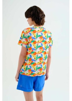 CAMISETA CON ESTAMPADO TUTTI FRUTTI SMALL. 2