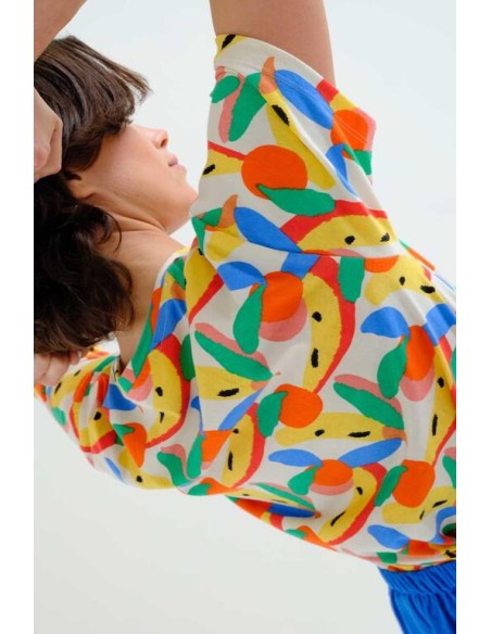 CAMISETA CON ESTAMPADO TUTTI FRUTTI SMALL.