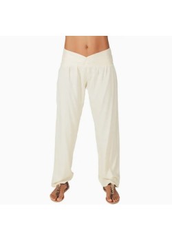 PANTALÓN LARGO CREMA.