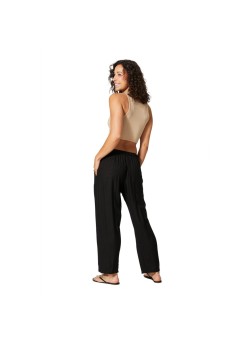 PANTALÓN NEGRO RECTO.