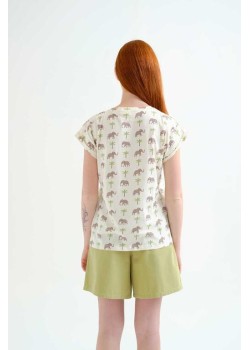 CAMISETA CON ESTAMPADO ELEFANTE. 2