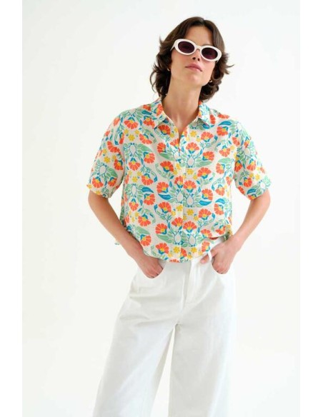 CAMISA CON ESTAMPADO SMALL ROYAL.