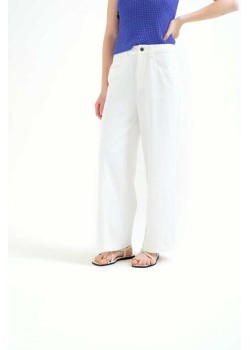 PANTALÓN BLANCO 100% ALGODÓN.