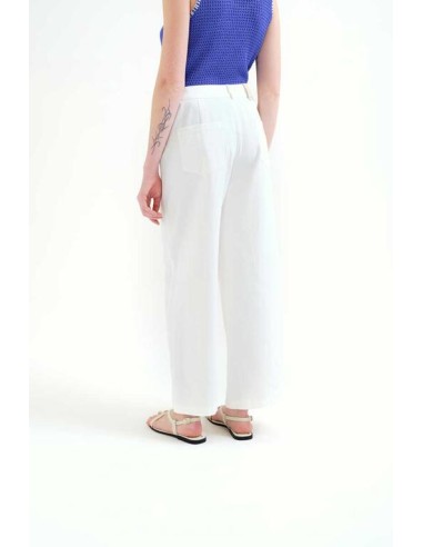 PANTALÓN BLANCO 100% ALGODÓN.
