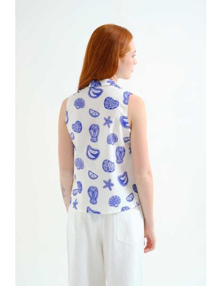 CAMISA CON ESTAMPADO LOBSTER.