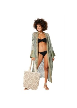 KIMONO LARGO CON MANGA LARGA Y AMPLIA. 2