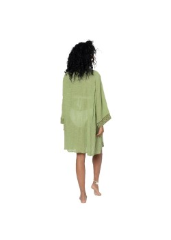 KIMONO LARGO MEDIO CON MANGAS ACAMPANADAS 3/4. 2