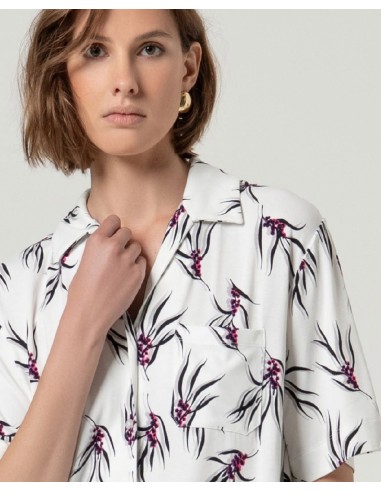 CAMISA CUELLO SMOKING MANGA 3/4.