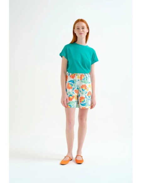 SHORTS 100% ALGODÓN CON ESTAMPADO BIG ROYAL.