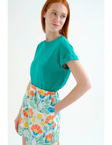 SHORTS 100% ALGODÓN CON ESTAMPADO BIG ROYAL.