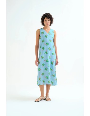 VESTIDO MIDI CON ESTAMPADO COCOTERO SMALL.