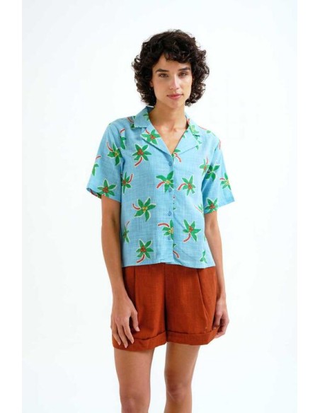 CAMISA CON ESTAMPADO COCOTERO SMALL.