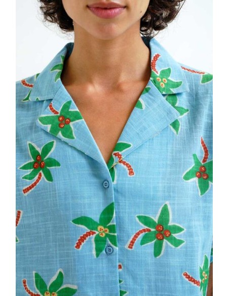 CAMISA CON ESTAMPADO COCOTERO SMALL.