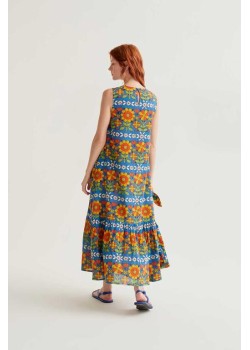 VESTIDO LARGO CON ESTAMPADO GARDEN. 2