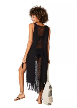 VESTIDO DE VERANO SIN MANGAS DE LARGO MEDIO. 2