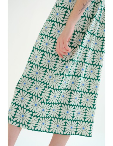 62c/11918 kaftan largo olive flower