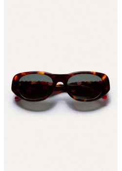 62c/90051 gafas marrones estampado guinda