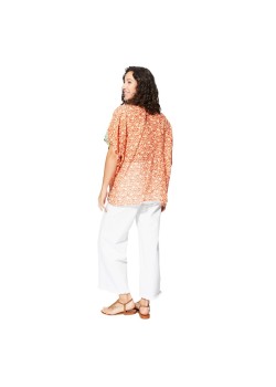 KIMONO ESTAMPADO,MANGA CORTA. 2