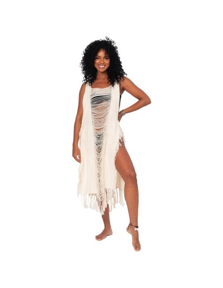 VESTIDO VERANIEGO SIN MANGAS.