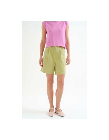 SHORTS VERDE 100& ALGODÓN.