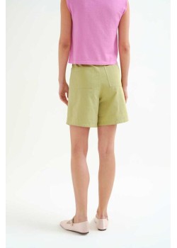 SHORTS VERDE 100& ALGODÓN. 2