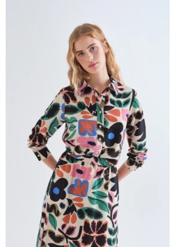 CAMISA CON ESTAMPADO NEO GARDEN.