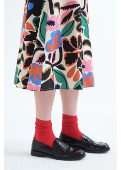 FALDA MIDI CON ESTAMPADO NEO GARDEN. 2
