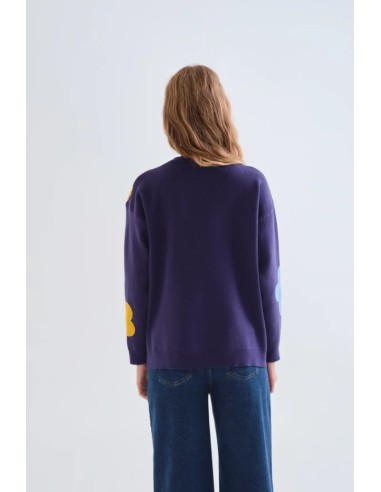 JERSEY DE PUNTO JACQUARD CON ESTAMPADO EUPHONIA.