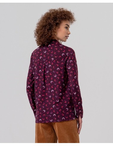 CAMISA ESTAMPADA DE MANGA LARGA.