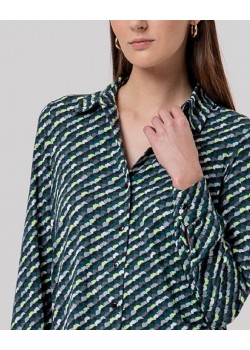 CAMISA AMPLIA ESTAMPADO GEOMÉTRICO. 2