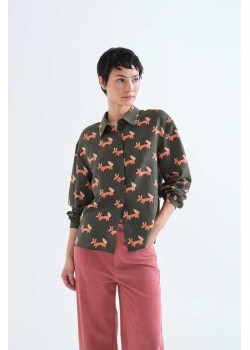 CAMISA CON ESTAMPADO VOLPE.