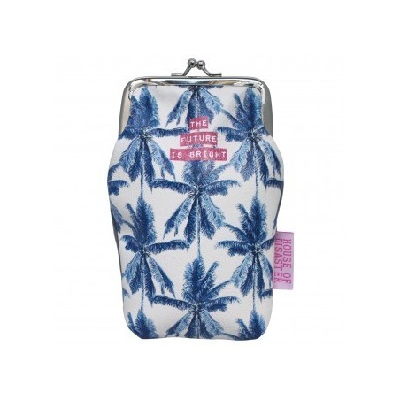 PETGLAFB FUNDA GAFAS PALMERAS AZULES DISASTER DESINGS