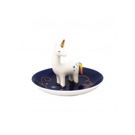 PLATO CERÁMICAUNICORNIO_____