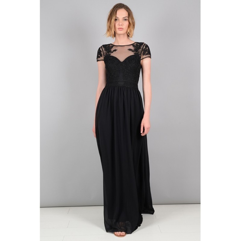 VESTIDO LARGO DE FIESTA MOLLY BRACKEN CON LENTEJUELAS